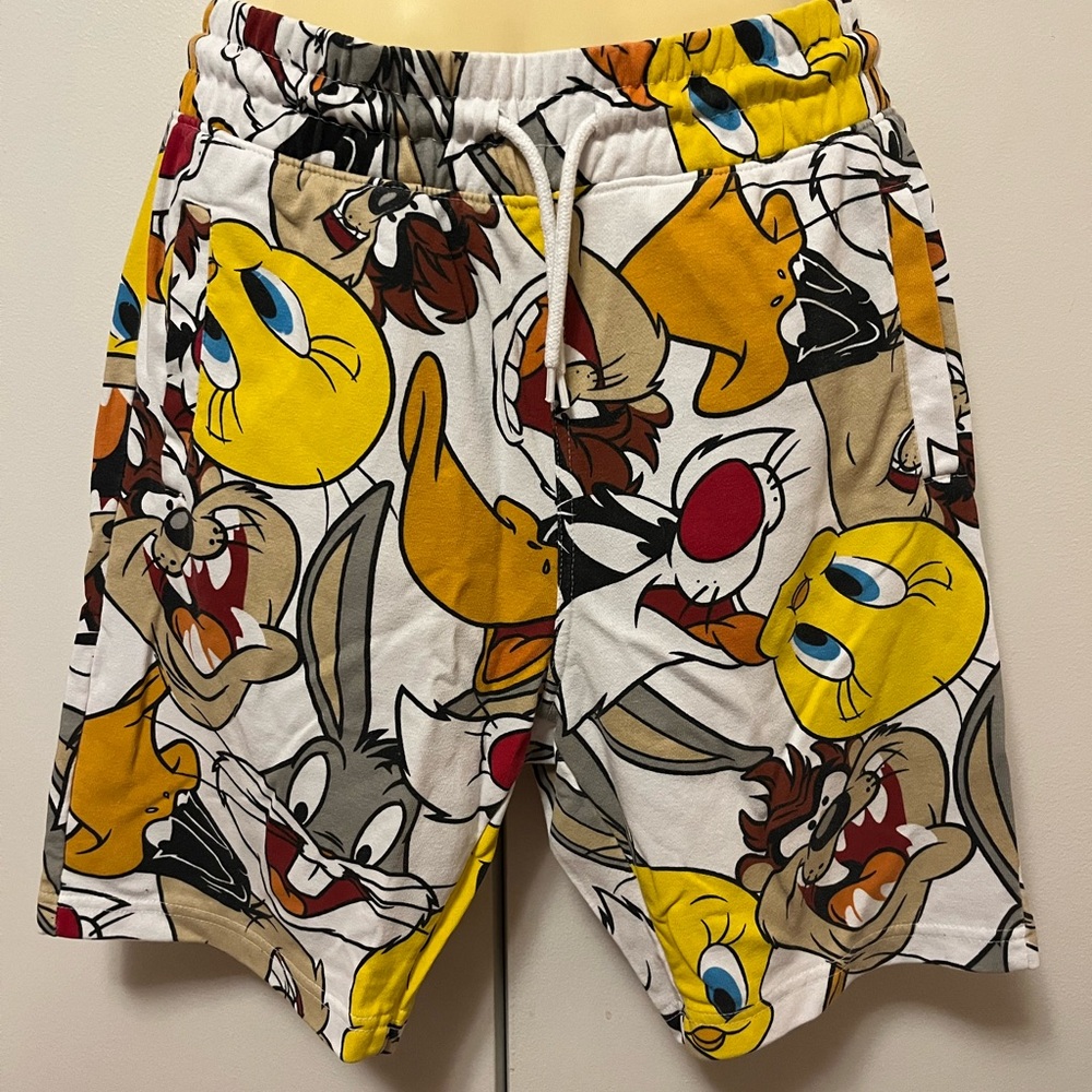 Cute Looney Tunes Drawstring Shorts